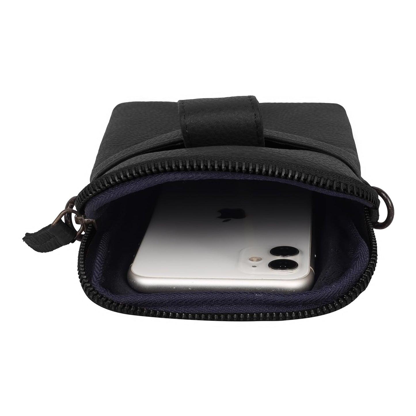Leather Phone Holster – Belt Loop & Crossbody Cell Phone Pouch