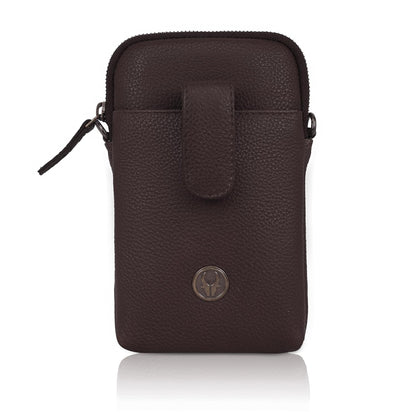 Leather Phone Holster – Belt Loop & Crossbody Cell Phone Pouch