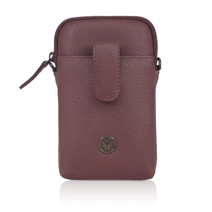 Leather Phone Holster – Belt Loop & Crossbody Cell Phone Pouch