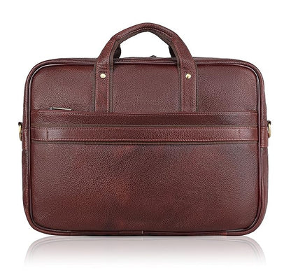 WildHorn Genuine Leather 15.6" Office Laptop Bag for Men | Professional Briefcase Bag