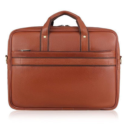 WildHorn Genuine Leather 15.6" Office Laptop Bag for Men | Professional Briefcase Bag