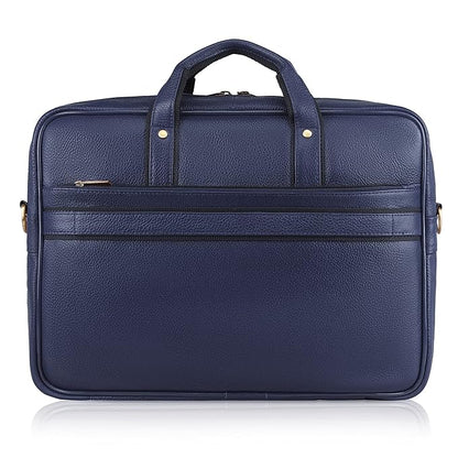 WildHorn Genuine Leather 15.6" Office Laptop Bag for Men | Professional Briefcase Bag